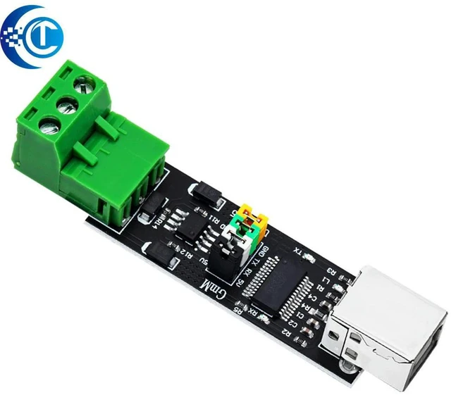 Alt view image 3 of 3 - AJMRTC 1PCS USB 2.0 to TTL RS485 Serial Converter Adapter, FTDI FT232RL SN75176 Dual Function Module, Dual Protection USB to RS485 TTL Serial Communication Board for Industrial Serial Projects