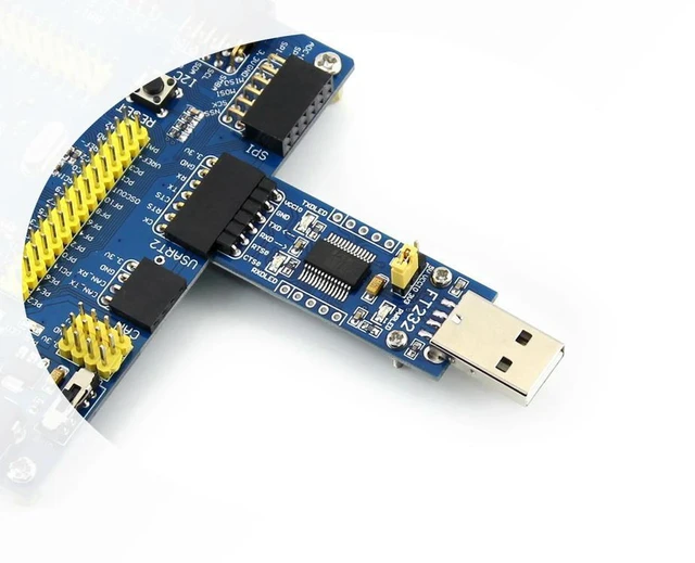 Alt view image 3 of 3 - AJMRTC FT232 USB UART Board with Type A Connector, USB to UART Serial Adapter Module, FT232 Chip USB-UART Solution for Serial Debugging and MCU Firmware Programming Projects
