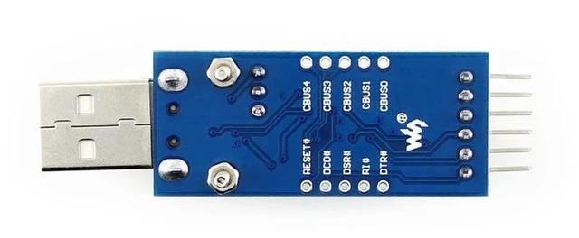 Alt view image 2 of 3 - AJMRTC FT232 USB UART Board with Type A Connector, USB to UART Serial Adapter Module, FT232 Chip USB-UART Solution for Serial Debugging and MCU Firmware Programming Projects