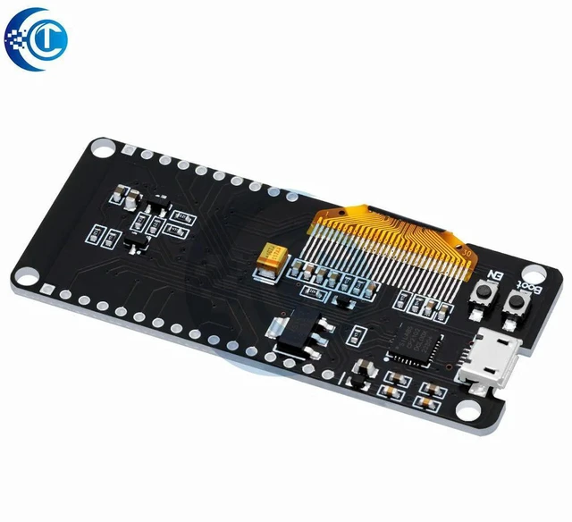 Alt view image 3 of 3 - AJMRTC ESP32 ESP-32 Development Board with Built-in 0.96" OLED Display, 2.4G WiFi Bluetooth Dual Module, AP STA WiFi Modes, Compatible with Wemos D1 for Arduino IoT Smart Home Projects
