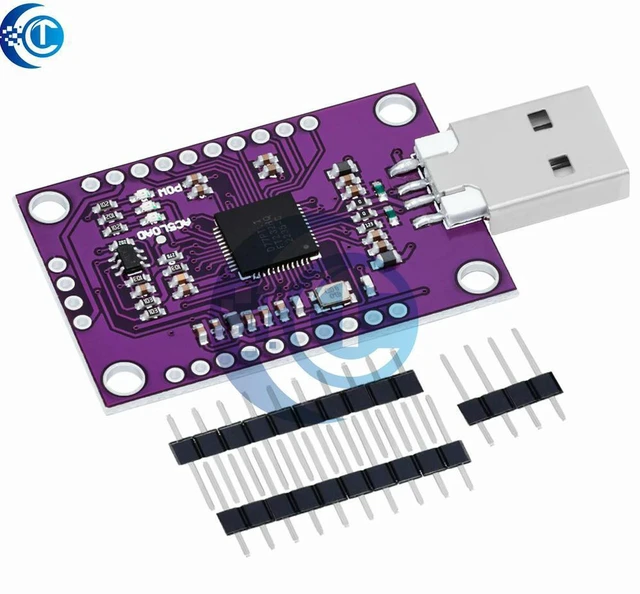 Alt view image 3 of 3 - AJMRTC CLT IT MCU FT232H Multifunction Module, USB to JTAG UART FIFO SPI I2C High Speed Serial Port Adapter Board, FT232H USB Interface Module for Embedded Debug & Communication