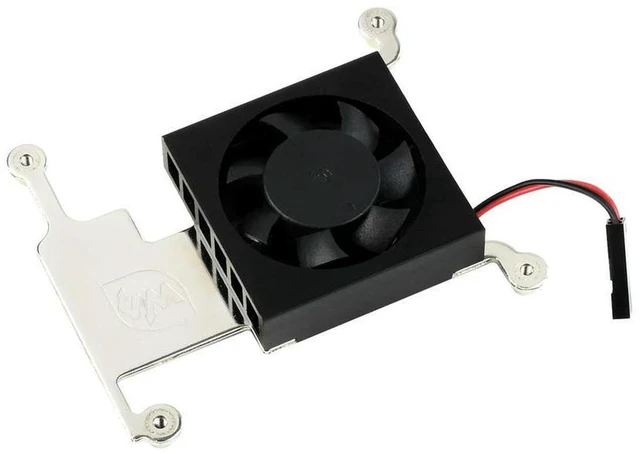 Alt view image 3 of 3 - AJMRTC Low Profile CPU Cooling Fan with Aluminum Alloy Bracket, Quiet Slim Heatsink Fan for Raspberry Pi 4B, 3B+, 3B, Compact Low Height Cooling Solution for Raspberry Pi Cases