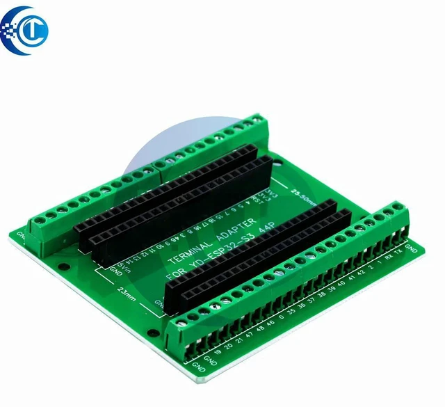 Alt view image 2 of 3 - AJMRTC ESP32-S3 N16R8 Expansion Adapter Board, 44Pin Type-C ESP32-S3 Development Board with IPEX Antenna Interface, 2.4GHz WiFi & Bluetooth Module for IoT Electronic DIY Projects