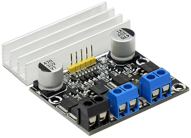 Main image of AJMRTC DC 3V-18V Dual Channel H Bridge DC Motor Drive Module, 10A PWM Speed Regulator Dimmer Board, Bidirectional Motor Controller for Robot Car and Electronic DIY Projects
