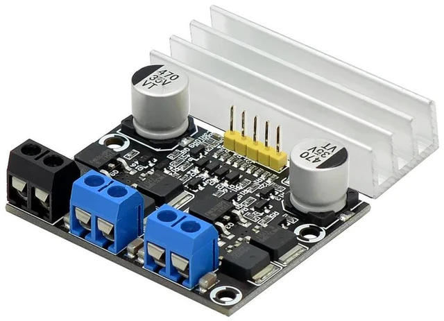 Alt view image 2 of 3 - AJMRTC DC 3V-18V Dual Channel H Bridge DC Motor Drive Module, 10A PWM Speed Regulator Dimmer Board, Bidirectional Motor Controller for Robot Car and Electronic DIY Projects