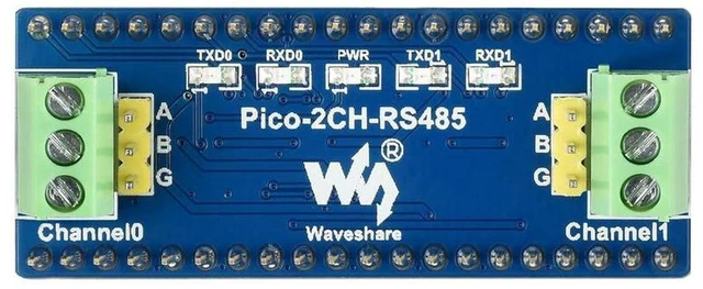 Main image of AJMRTC 2-Channel RS485 Module for Raspberry Pi Pico, SP3485 UART to RS485 Converter Board, Dual Channel Serial Communication Breakout Module for Industrial Data Transmission & Electronic DIY Projects