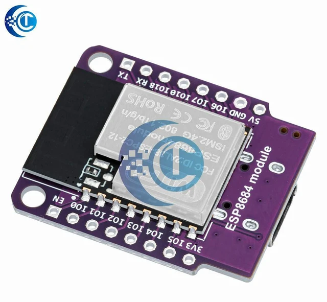 Alt view image 2 of 3 - AJMRTC ESP32-C2 ESPC2-12 Dev-Kit Development Board, CH340G Chip, Serial + Bluetooth Module, Compatible with WeMos D1 Mini ESP8266, ESP8684 Wireless Board for IoT Electronic DIY Projects