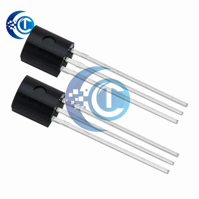 Alt view image 2 of 3 - AJMRTC 50Pcs Bipolar Transistor Assortment Kit, TO-92 DIP Through-Hole, 25Pcs 2N5401 + 25Pcs 2N5551, NPN PNP Transistor Set for Electronic Circuit DIY, Amplifier and Switch Projects