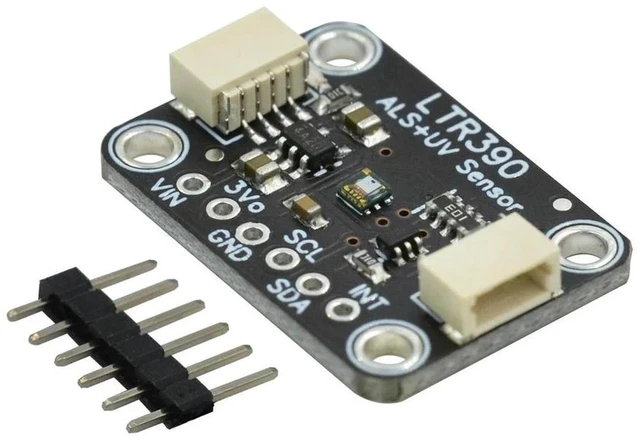 Alt view image 3 of 3 - AJMRTC LTR390 UV Light Sensor Module, 280nm-430nm Ultraviolet Intensity Detector, I2C & UART Interface, 3.3V/5V Power, for Weather Monitoring, Light Measurement, Arduino Raspberry Pi STM32 DIY