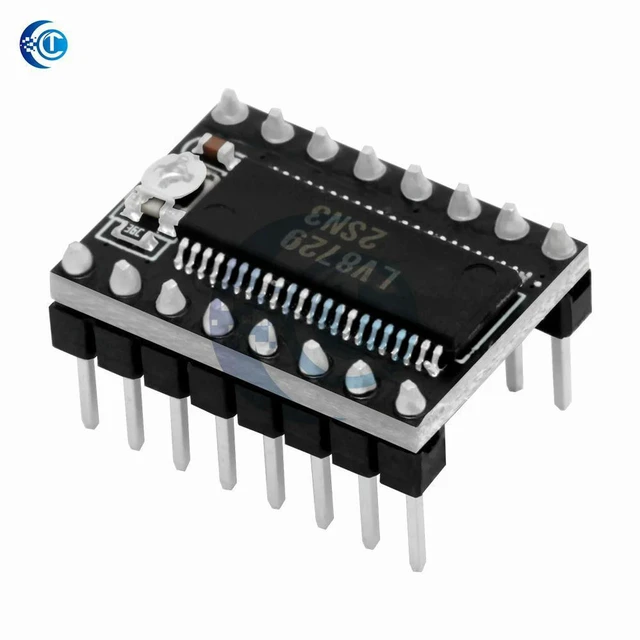 Alt view image 2 of 3 - AJMRTC LV8729 Stepper Motor Driver Module, 128 High Microstep, 3D Printer Motherboard Accessory, with Heat Sink, for 3D Printing CNC Engraving Machine Stepper Motor Control Projects