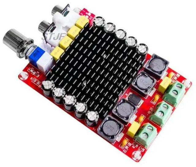 Main image of AJMRTC XH-M151 TDA7498 Class D Digital Amplifier Board, 2X100W Dual Channel Stereo Audio Amp Module, 80W+80W Output, for Speaker DIY Home Audio Sound System Projects