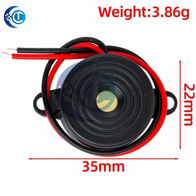 Alt view image 3 of 3 - AJMRTC SFM-20B High Decibel Active Buzzer Module, DC 3V-24V Continuous Sound Alarm, Electronic Beep Warning Module for Equipment Alert, Industrial Device & DIY Circuit Projects