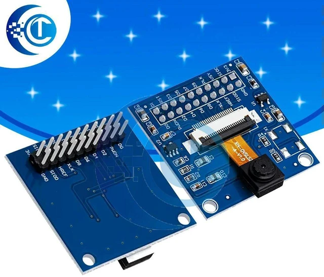 Main image of AJMRTC 1PCS OV7670 Camera Module, CMOS Image Sensor Board with Matching Adapter Board, 0.3MP Camera Module for MCU Image Acquisition and Electronic DIY Projects