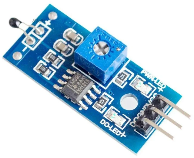 Main image of AJMRTC Thermistor Thermal Temperature Sensor Module, Analog Signal Output Thermistor Sensor Board, for Temperature Detection, Arduino and Electronic DIY Projects