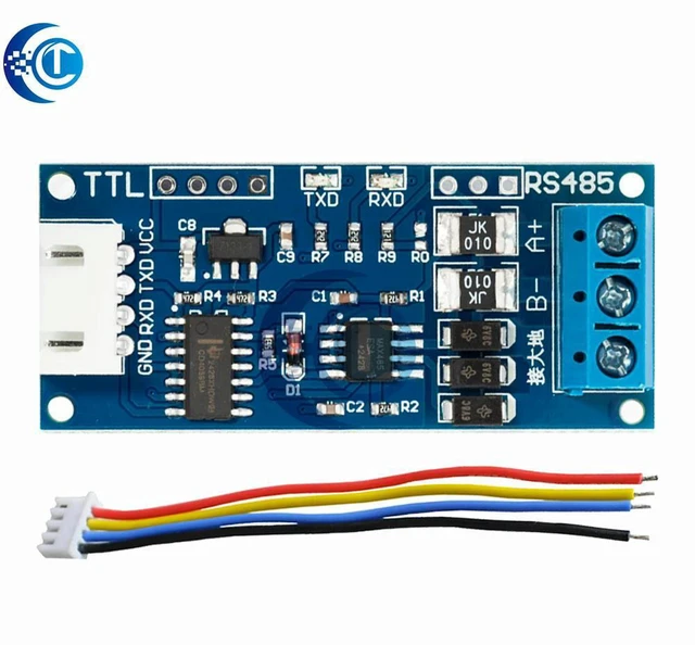 Alt view image 3 of 3 - AJMRTC CLT TTL to RS485 Automatic Converter Module, 3.3V / 5V Level Adapter, Automatic Flow Control Transceiver Board for AVR MCU Serial Communication and Electronic DIY Projects