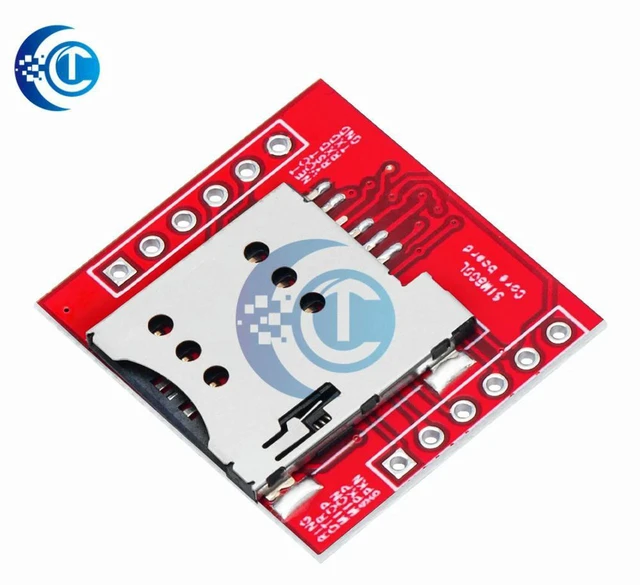 Alt view image 2 of 3 - AJMRTC SIM800L GSM GPRS Module, Quad-Band Micro SIM TTL Serial Ultra-Compact Data Transmission Board, Support SMS, Voice Call, TCP UDP for Arduino ESP32 IoT Remote Monitoring Projects