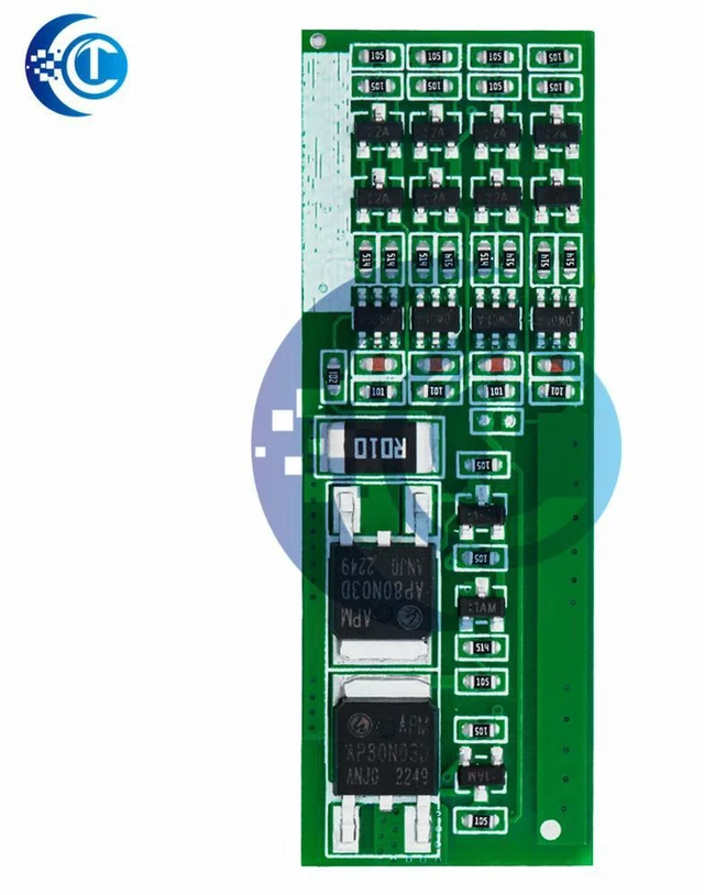 Alt view image 3 of 3 - AJMRTC 4S 8A BMS Protection Board, 4 Series Polymer Li-ion Lithium Charger Protection Module for 4Pcs 3.7V Lithium Battery, Overcharge Over-Discharge Short Circuit Protection for Battery Pack DIY