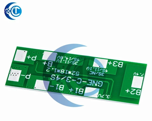 Alt view image 2 of 3 - AJMRTC 4S 8A BMS Protection Board, 4 Series Polymer Li-ion Lithium Charger Protection Module for 4Pcs 3.7V Lithium Battery, Overcharge Over-Discharge Short Circuit Protection for Battery Pack DIY