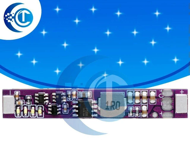 Main image of AJMRTC Mini 5V 2A Lithium Battery Charging Board, Lithium Boost Charge & Discharge Integrated Module, 3.7V Li-ion Charge Boost to 5V, Power Bank DIY, Portable Power Supply Circuit Board