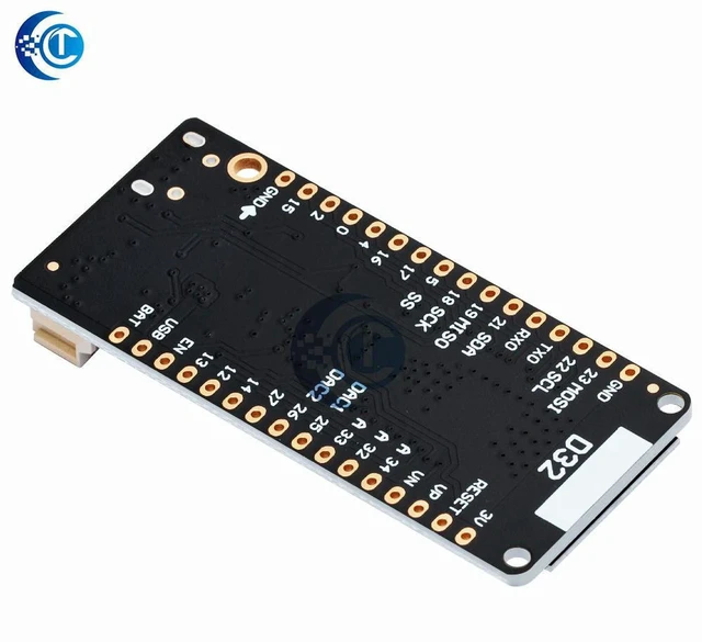 Alt view image 3 of 3 - AJMRTC LOLIN D32 V1.0.0 ESP32 WiFi Bluetooth Development Board, ESP-WROOM-32 Chip 4MB Flash, MicroPython Compatible, Dual-Core MCU Board for IoT, Wireless Sensor, Embedded Programming DIY Projects
