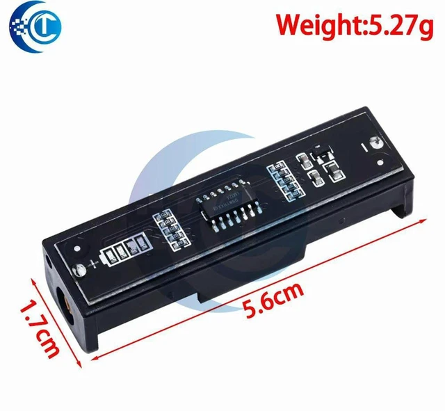 Alt view image 2 of 3 - AJMRTC High Precision Battery Capacity & Level Checker, Universal Battery Tester for AA Size 5 and AAA Size 7 Batteries, Portable Voltage & Capacity Detector for Household Dry Battery Testing