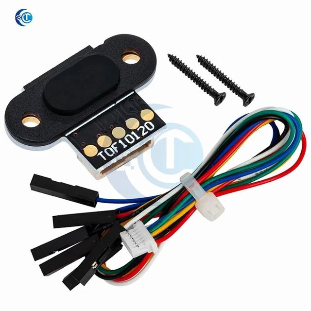Alt view image 2 of 3 - AJMRTC TOF10120 Range Sensor Module, 10-180cm Distance Measuring Sensor, UART I2C RS232 Output 3-5V Laser Time-of-Flight Distance Sensor for Arduino Raspberry Pi Robot Obstacle Avoidance DIY Projects