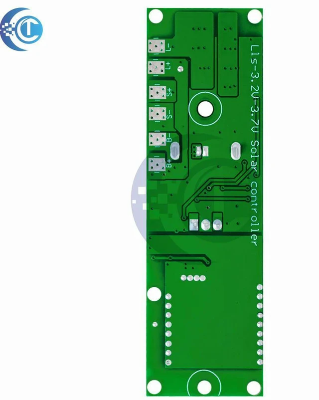 Alt view image 2 of 3 - AJMRTC Microwave Radar Body Induction Solar LED Driver Controller Board, 3.2V 3.7V Solar Wall Light Switch Circuit Board with Remote Control for Solar Street Lamp & Outdoor Light DIY Projects