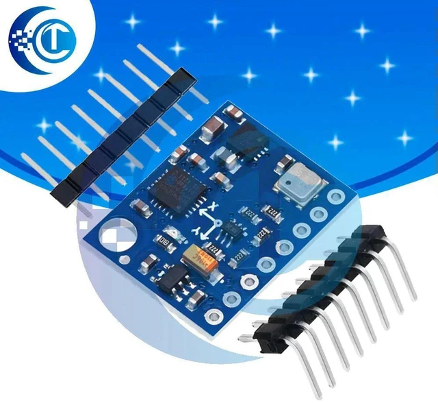 Main image of AJMRTC GY-87 10DOF Sensor Module, MPU6050 Accelerometer Gyroscope + HMC5883L Magnetometer + BMP180 Barometric Pressure Altitude Sensor, for Arduino STM32 DIY Electronic Projects