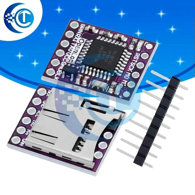 Main image of AJMRTC OpenLog Data Logger, Open Source Micro SD Blackbox Serial Logging Recorder, Multi-Platform Compatible for Naze32 F3 Flight Controller ATmega328 Arduino FPV RC Drone DIY Projects
