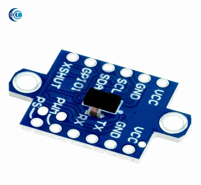 Alt view image 3 of 3 - AJMRTC GY-53 VL53L0X High Precision ToF Laser Distance Sensor Module, Wide Voltage 3V-5V Time-of-Flight Ranging Sensor with I2C Interface, for Arduino STM32 Obstacle Avoidance DIY Electronic Projects
