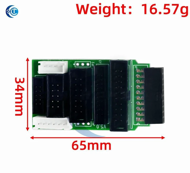 Alt view image 3 of 3 - AJMRTC ARM-Compatible JTAG Debug Adapter, Supports J-LINK ULINK2 V8 Emulator, JTAG Download Debugger for TQ2440 MINI2440 ARM Development Board Embedded Programming DIY Projects