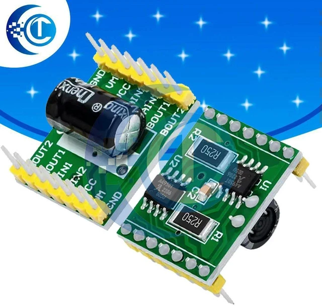 Main image of AJMRTC A4950 Dual DC Brushed Motor Driver Module, High Performance PWM Speed Control Board, Replace TB6612, Bidirectional Motor Controller for Arduino Robot Car Project