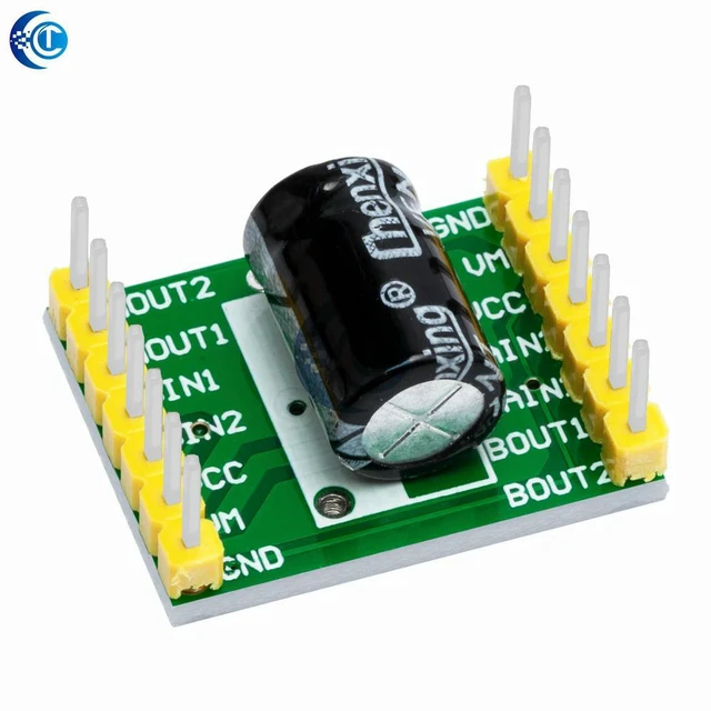 Alt view image 2 of 3 - AJMRTC A4950 Dual DC Brushed Motor Driver Module, High Performance PWM Speed Control Board, Replace TB6612, Bidirectional Motor Controller for Arduino Robot Car Project