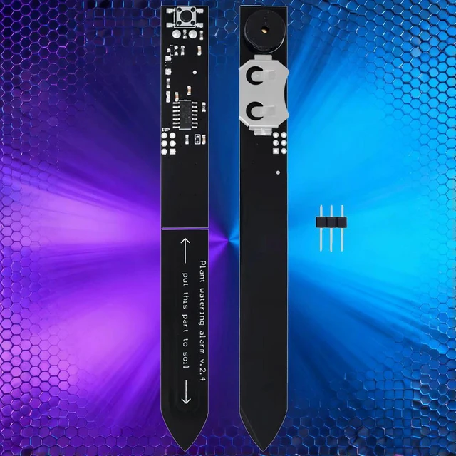 Alt view image 2 of 3 - AJMRTC DIY Plant Soil Moisture Sensor Module, CJMCU Soil Humidity Detector with Alarm Function, Soil Water Content Monitor for Arduino Garden Irrigation & Plant Care Project