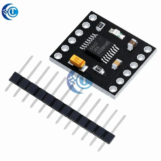 Alt view image 2 of 3 - AJMRTC 1PCS DRV8833 2 Channel DC Motor Driver Module Board, 1.5A Dual H-Bridge Motor Controller, 3V to 10V Operating Voltage for Arduino Robot Car DIY Motor Control Project