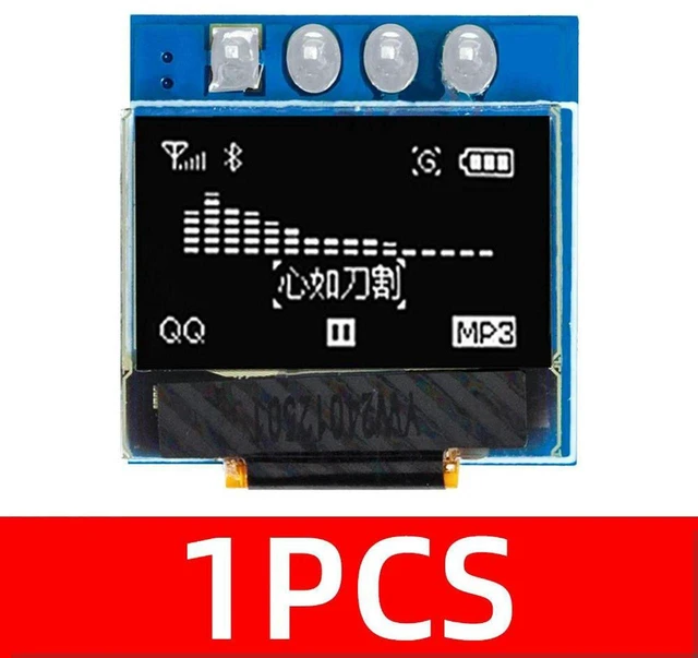 Main image of AJMRTC 0.49 Inch OLED Display Module, 64×32 White Screen with SSD1306 Driver, I2C Interface Small OLED Breakout Board for Arduino, AVR, STM32 Embedded Display Project