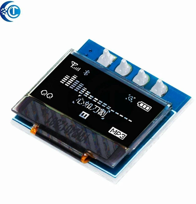 Alt view image 2 of 3 - AJMRTC 0.49 Inch OLED Display Module, 64×32 White Screen with SSD1306 Driver, I2C Interface Small OLED Breakout Board for Arduino, AVR, STM32 Embedded Display Project
