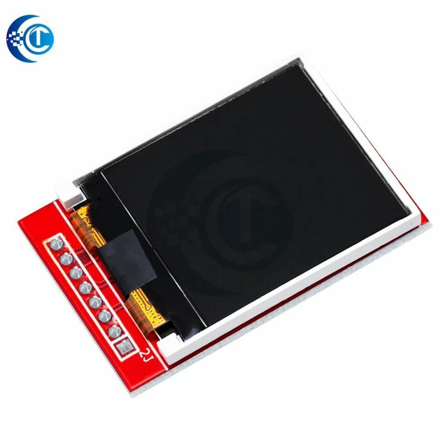 Alt view image 3 of 3 - AJMRTC 1.44 Inch TFT LCD Display Module, 128×128 SPI Color Screen, 3.3V Operating Voltage, Compatible with STM32 51 MCU Arduino ESP32 for Embedded DIY Electronic Projects
