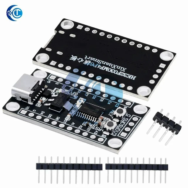 Alt view image 2 of 3 - AJMRTC HK32F030MF4P6 Minimum System Development Board, Alternative Replacement for STM8S003, Core MCU Learning Module for Embedded Programming DIY Electronic Projects