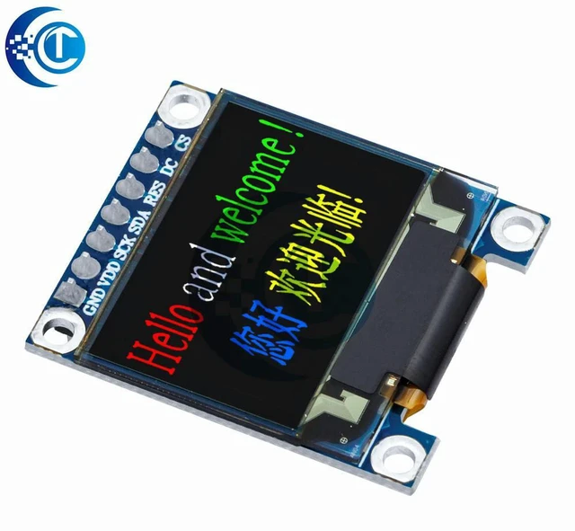 Alt view image 3 of 3 - AJMRTC 1PCS 0.95 Inch Full Color OLED Display Module, 96×64 Resolution SSD1331 Driver, SPI & Parallel 7PIN Interface with Protective Case, Compatible with STM32 Arduino ESP32 DIY Projects