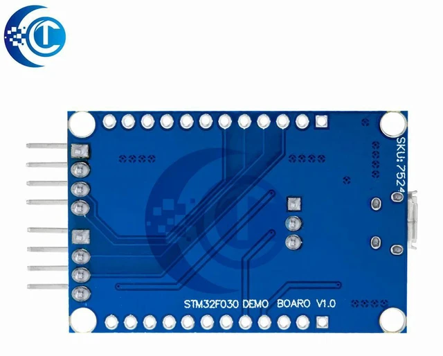 Alt view image 2 of 3 - AJMRTC STM32F030F4P6 Minimum System Development Board, Cortex-M0 Core MCU Module, Compatible for Embedded Learning, Code Debugging and STM32 Electronic DIY Prototyping Projects