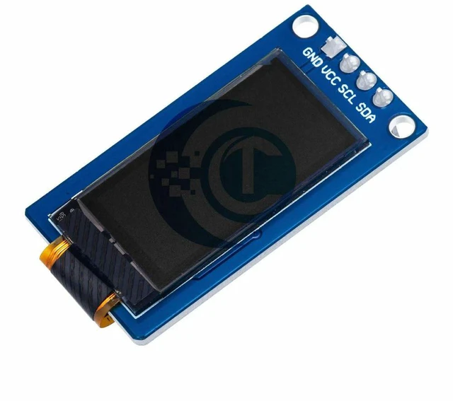 Alt view image 3 of 3 - AJMRTC 0.96 Inch 64×128 Vertical OLED Display Module SSD1107 Controller, I2C Interface Self-Luminous Screen for Arduino Raspberry Pi DIY Electronic Projects