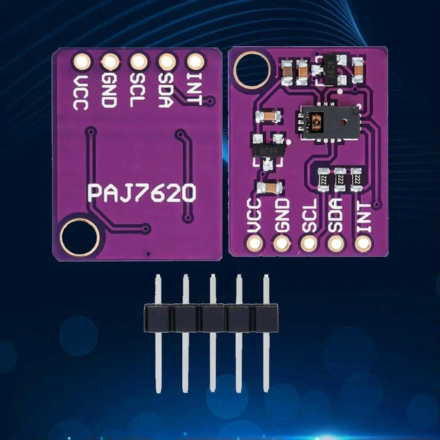 Main image of AJMRTC PAJ7620U2 9 Gesture Recognition Sensor Module, I2C Interface Non-Contact Motion Detector Hand Gesture Sensor for Arduino Raspberry Pi Microcontroller DIY Projects