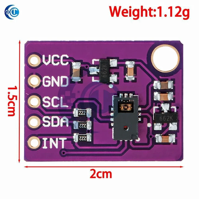 Alt view image 3 of 3 - AJMRTC PAJ7620U2 9 Gesture Recognition Sensor Module, I2C Interface Non-Contact Motion Detector Hand Gesture Sensor for Arduino Raspberry Pi Microcontroller DIY Projects