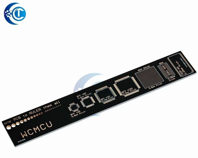 Alt view image 2 of 3 - AJMRTC PCB Design & Measurement Ruler v2.6, High Precision Engineering Reference Tool with Electronic Component Scales for PCB Layout Design, Electronic Engineers DIY Circuit Projects