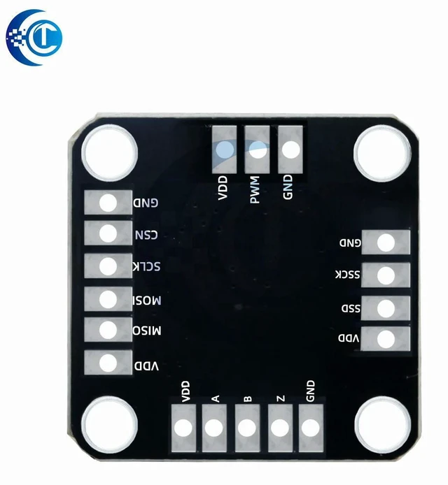 Alt view image 3 of 3 - AJMRTC KTH7824 Incremental Magnetic Encoder Module, Off-Axis Magnetic Ring Supported Position Speed Sensor Replacement Part for Handheld Inkjet Printer Motion Control Projects