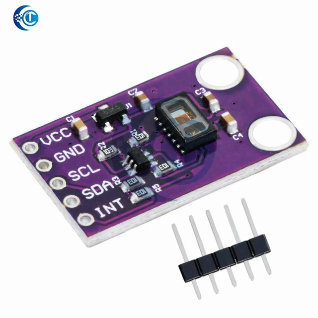 Alt view image 3 of 3 - AJMRTC MCU-30105 MAX30105 Optical Sensor Module DC 5V, Smoke Particle and Flame Detection Breakout Board for Arduino STM32 Microcontroller Electronic DIY Projects