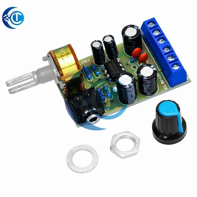 Alt view image 3 of 3 - AJMRTC Compact 2.0 Stereo AUX Amplifier Board, TDA2822M Dual Channel Audio Amp Module DC 1.8V-12V Wide Voltage Input for Speaker DIY Portable Audio Electronic Projects