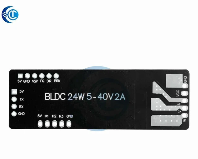 Alt view image 2 of 3 - AJMRTC 5-40V 2A 24W BLDC Motor Driver PWM Speed Controller with Hall Sensor, Brushless DC Motor Control Board for Cooling Fans Water Pumps DIY Electronic Projects
