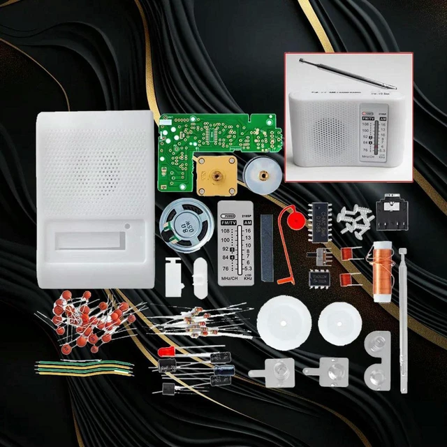 Main image of AJMRTC CF210SP AM FM Radio Receiver DIY Module Kit, Soldering Electronic Learning Set, AM FM Signal Reception Circuit Board for STEM Education, Electronic Training & DIY Projects